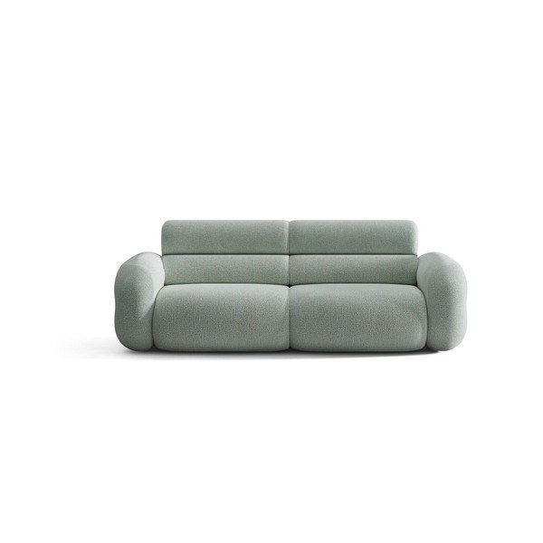 Niebieska sofa z tkaniny szenilowej 220 cm Neo – Micadoni -image-1