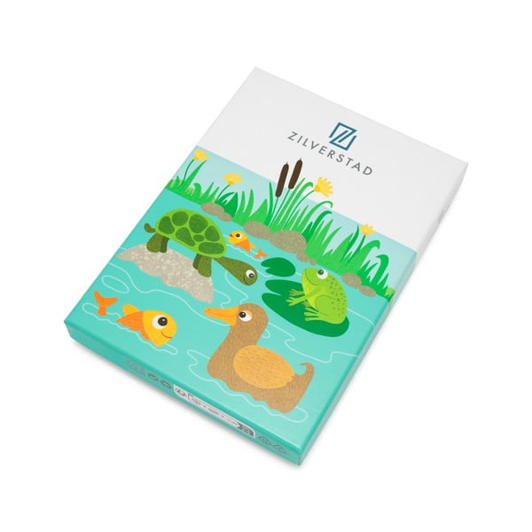 Sztućce dla dzieci ze stali nierdzewnej w kolorze srebra 4 szt. Water life – Zilverstad-image-4