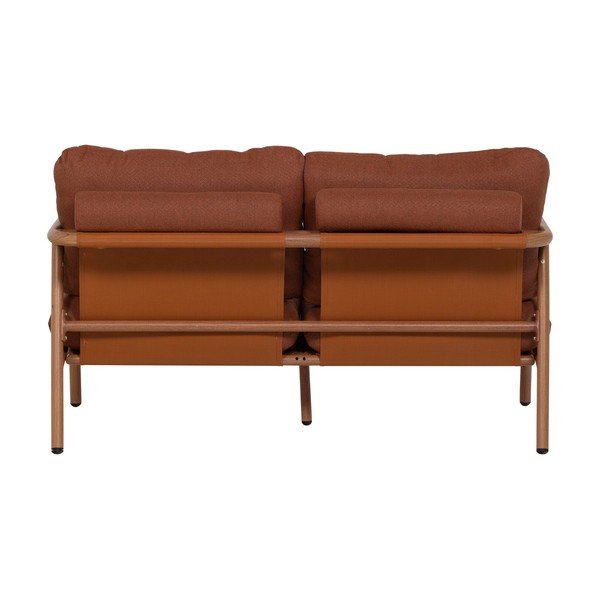 Tapicerowana sofa ogrodowa w kolorze terakoty Cavero – WOOOD-image-3