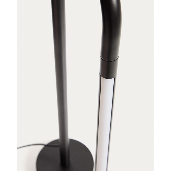 Czarna lampa stojąca LED (wysokość 60 cm) Bow – Kave Home-image-3