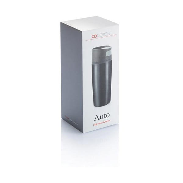 Czarny kubek termiczny do auta XD Design, 300 ml-image-1