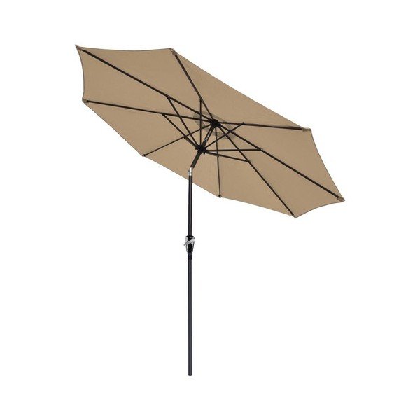 Beżowy parasol ogrodowy bez podstawy Bonami Essentials Sun, ø 300 cm-image-2