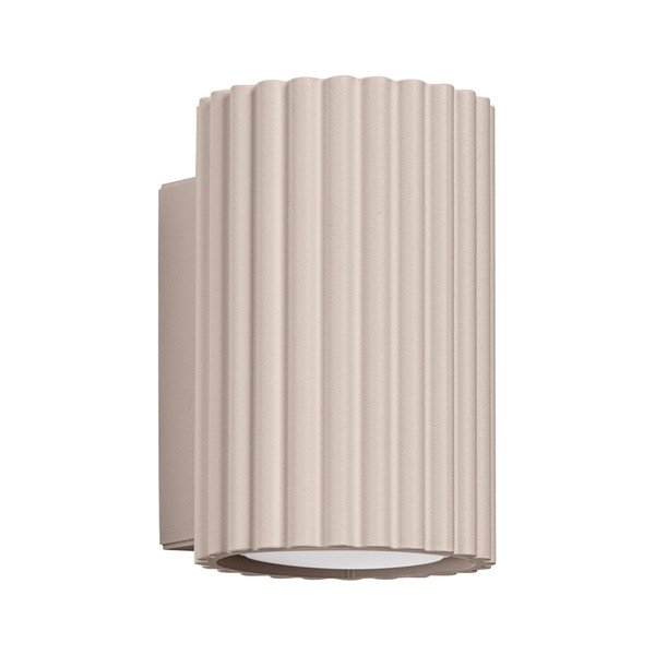 Szarobrązowy metalowy kinkiet ø 6,5 cm Gleam – Sollux