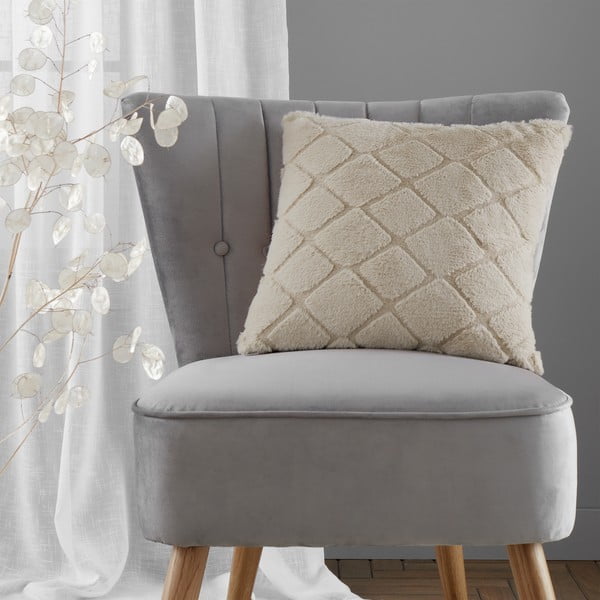 Poduszka dekoracyjna z mikropluszu 43x43 cm Cosy Diamond – Catherine Lansfield-image-1