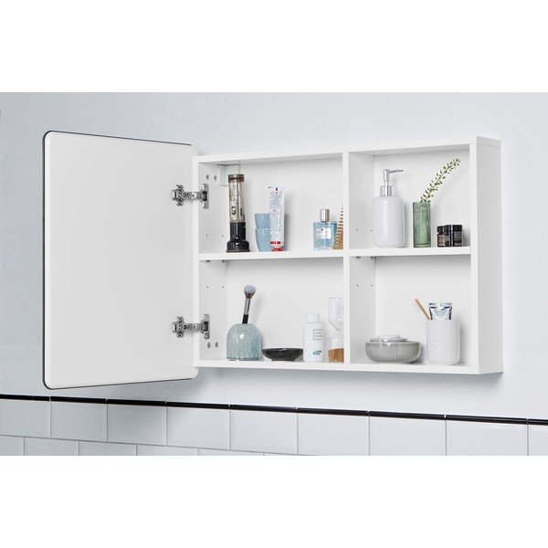 Biała wisząca/z lustrem szafka łazienkowa 80x58 cm Color Bath – Tom Tailor-image-1