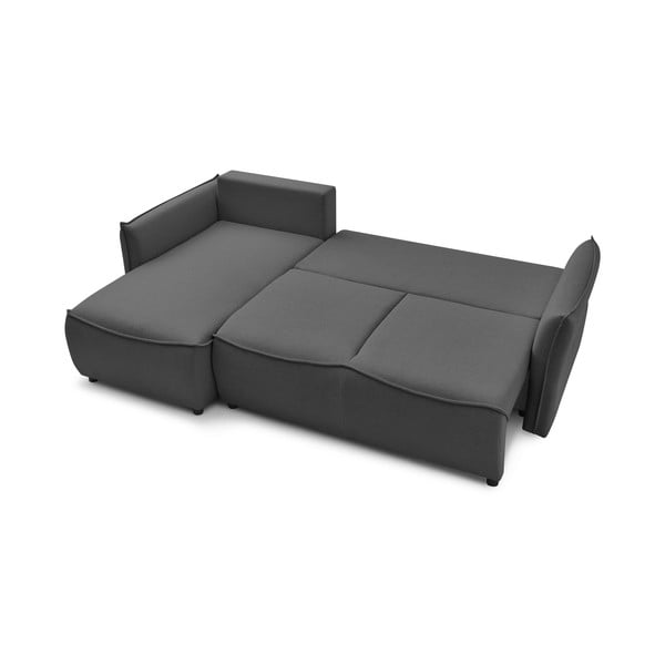 Ciemnoszary rozkładany narożnik (lewostronny) Leon – Bobochic Paris-image-4