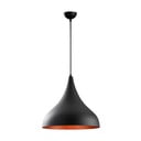 Czarna lampa wisząca z metalowym kloszem ø 41 cm Sağlam – Opviq lights