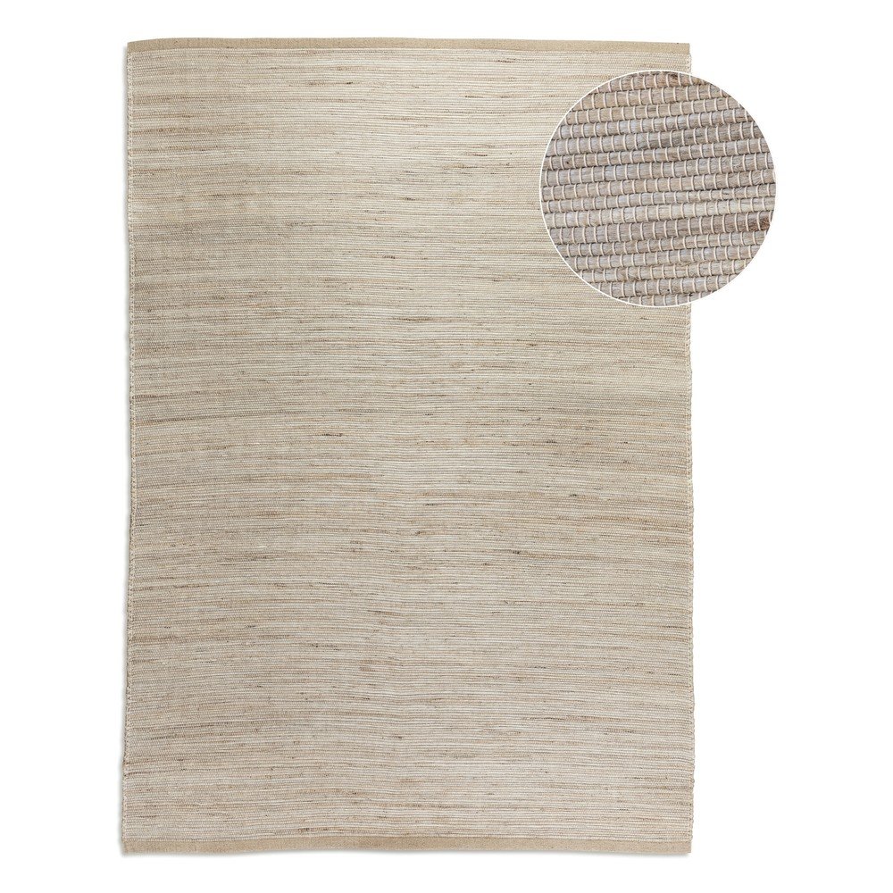 Dywan z mieszanki juty dwustronny/tkany ręcznie w jasnym naturalnym kolorze 160x230 cm Handloom – Hanse Home