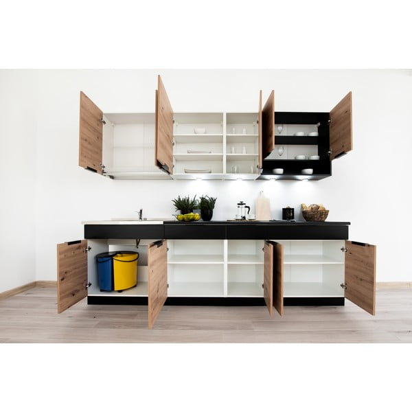 Kuchnia w kształcie I bez blatu (bez usługi montażu) 260 cm Kian – STOLKAR-image-4