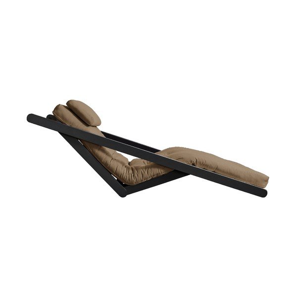 Sofa rozkładana z brązowym pokryciem Karup Design Figo Black/Mocca-image-3