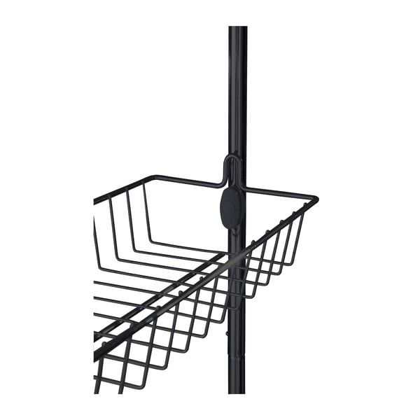 Czarny wiszący organizer kuchenny na drzwi Wenko-image-3