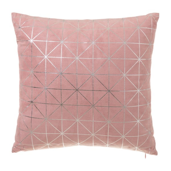 Różowa poduszka Unimasa Stick, 45x45 cm