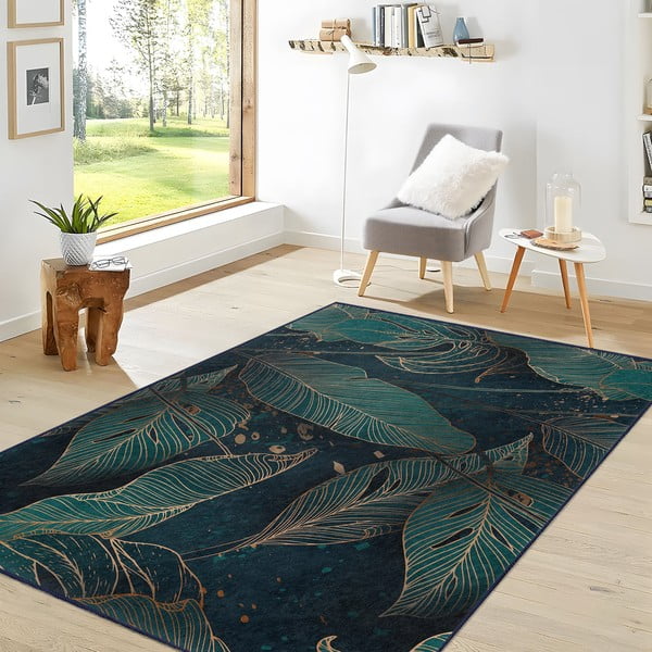 Morski chodnik odpowiedni do prania 80x200 cm Midnight Jungle – Mila Home-image-2