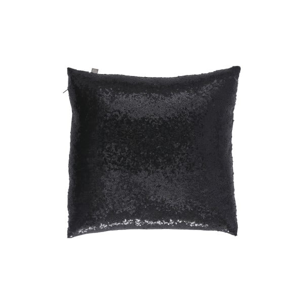 Czarna poduszka z cekinami Bella Maison Diamond, 50x50 cm