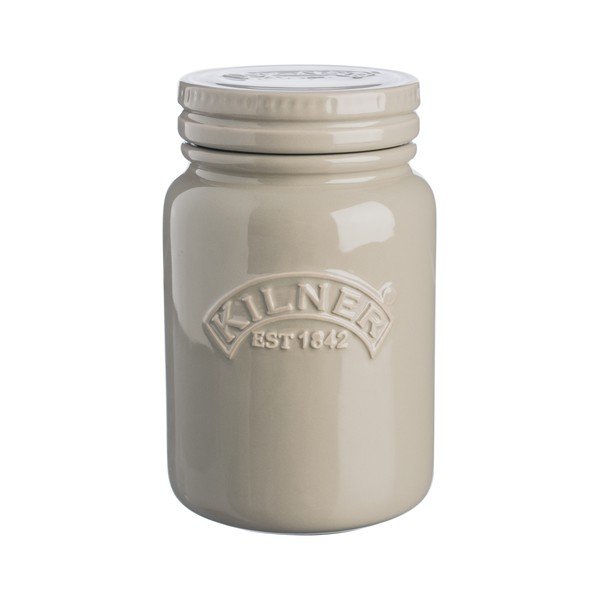 Słoik ceramiczny Kilner Cream, 0,6 l-image-1