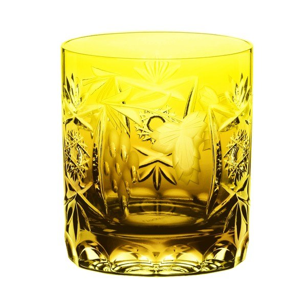 Pomarańczowa szklanka do whisky ze szkła kryształowego Nachtmann Traube Whisky Tumbler Amber, 250 ml