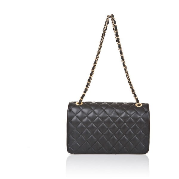 Czarna torebka skórzana Markese Basilo-image-1