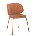 Pomarańczowe aksamitne krzesła zestaw 2 szt. Ponte – Bloomingville