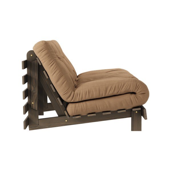 Jasnobrązowa rozkładana sofa 140 cm Roots – Karup Design-image-4