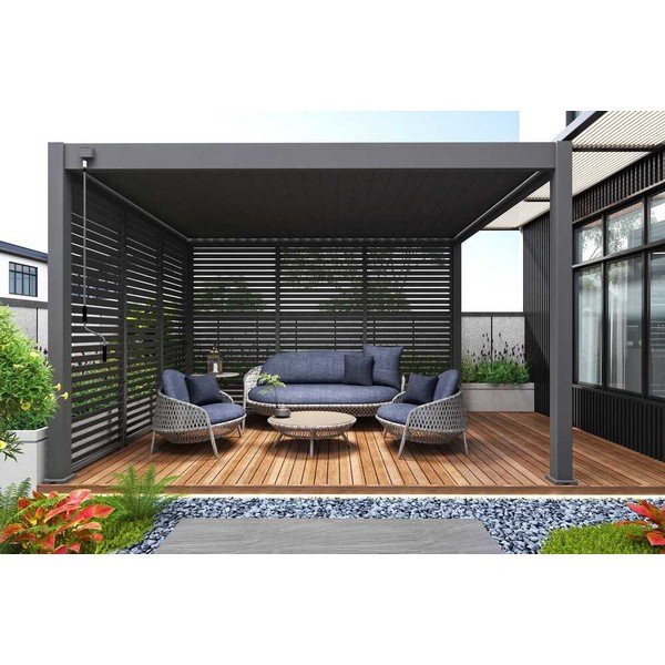 Osłona boczna do pergoli bioklimatycznej – Rojaplast-image-2