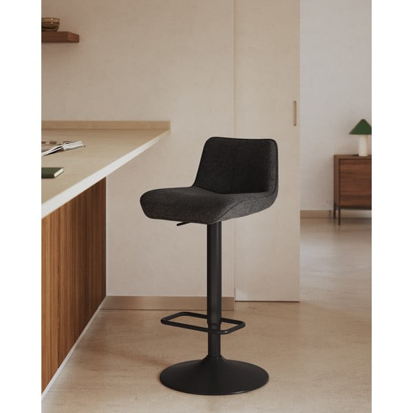 Czarne hokery zestaw 2 szt. 103 cm Zenda – Kave Home-image-1