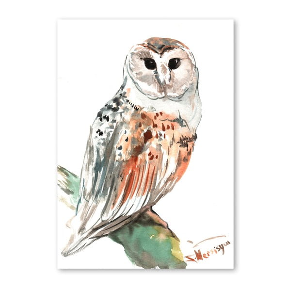 Plakat Owl (projekt Surena Nersisyana), 42x30 cm