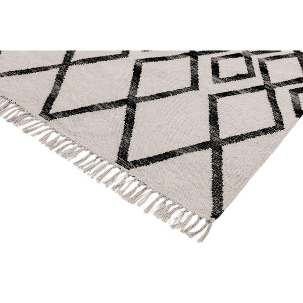 Beżowo-czarny dywan Asiatic Carpets Hackney Diamond, 120x170 cm-image-1