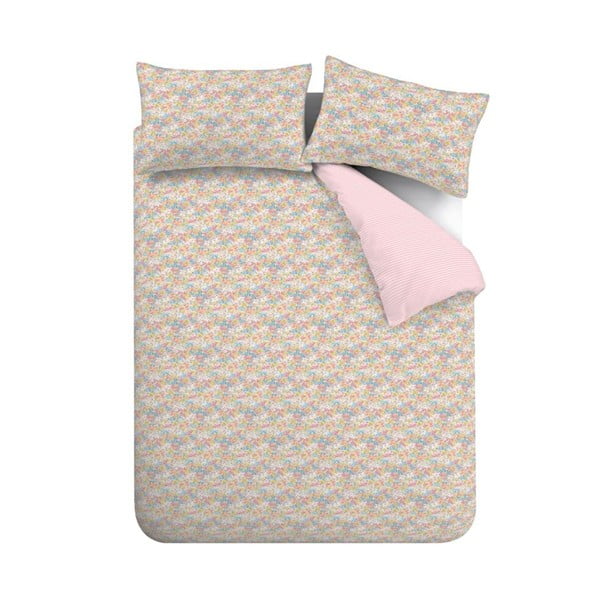 Różowa pościel jednoosobowa 135x200 cm Darcy Floral – Catherine Lansfield