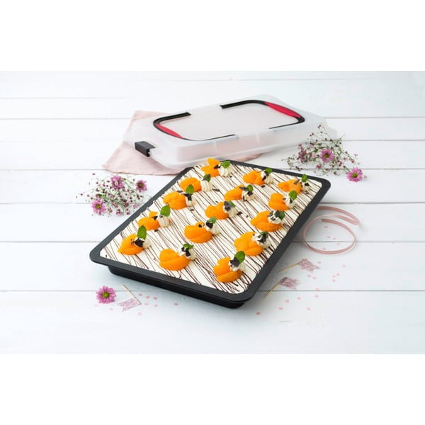 Blaszka z pokrywką do przenoszenia Zenker To Go, 42x29 cm-image-3