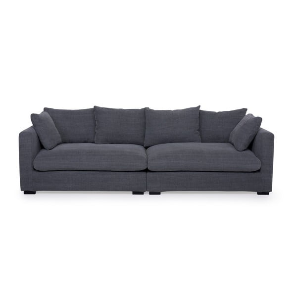Grafitowa sofa 3-osobowa Scandic Comfy Divider