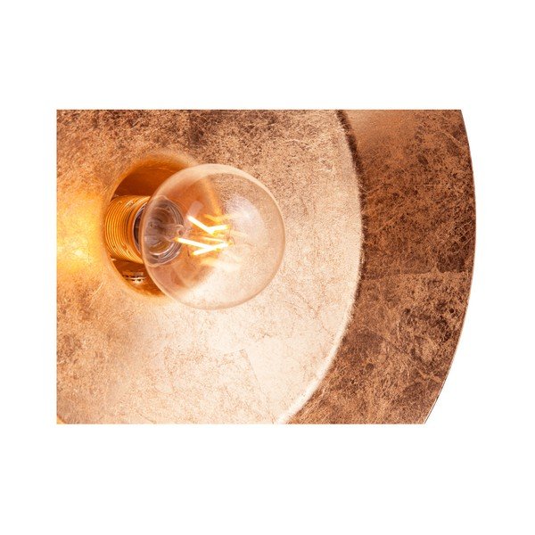 Biały kinkiet z wnętrzem w kolorze miedzi Sotto Luce Cinco Basic, ⌀ 40 cm-image-4
