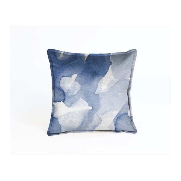 Niebieska dekoracyjna poszewka na poduszkę Velvet Atelier Sky, 45x45 cm