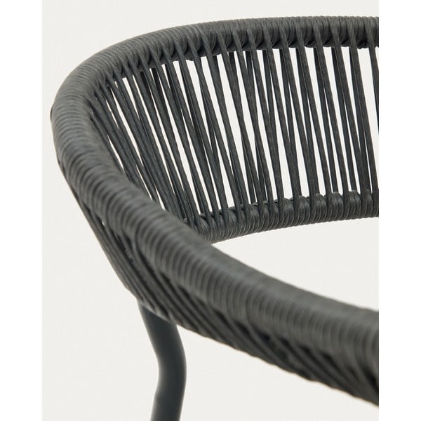 Szare krzesła z imitacji rattanu zestaw 4 szt. Futadera – Kave Home-image-3