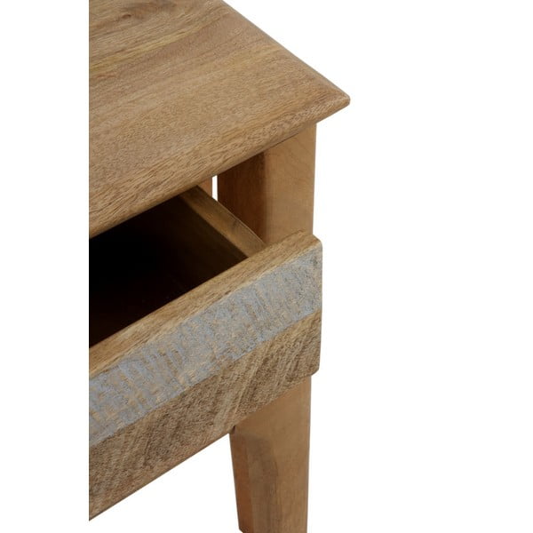 Szafka nocna z litego drewna mango Bella – Geese-image-4