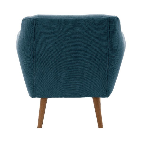 Fotel VIVONITA Kelly Marine Blue, naturalne nogi-image-1