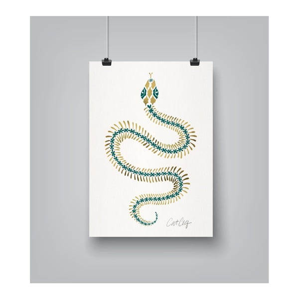 Plakat Americanflat Serpent Skelet by Cat Coquillette, 30x42 cm