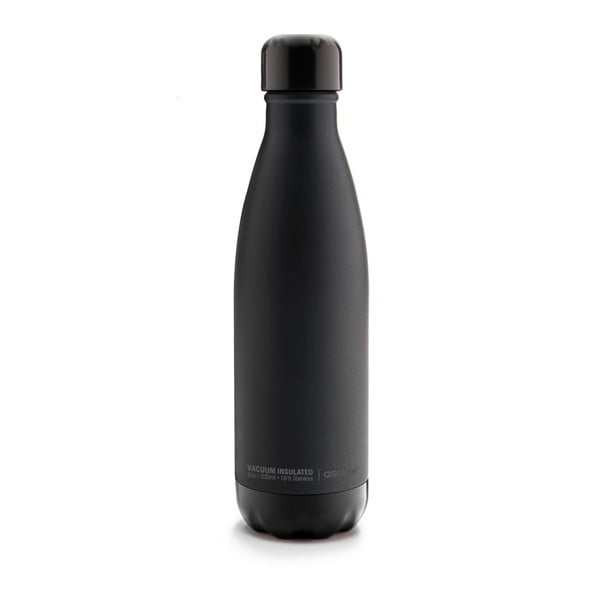 Czarna butelka termiczna Asobu Central Park BB, 500 ml