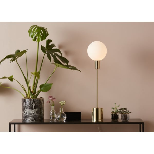 Lampa stołowa w kolorze mosiądzu Markslöjd Uno Table Brass-image-1
