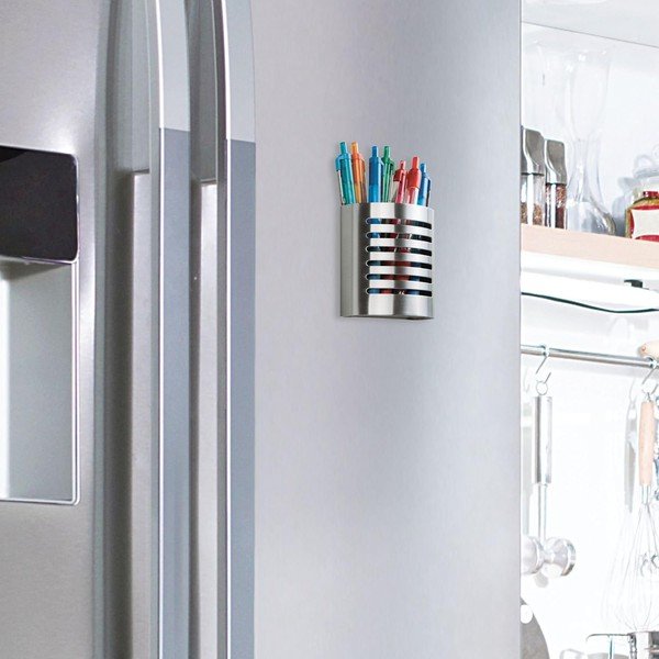 Metalowy magnetyczny uchwyt na ołówki iDesign Forma, 5,5x10 cm-image-2