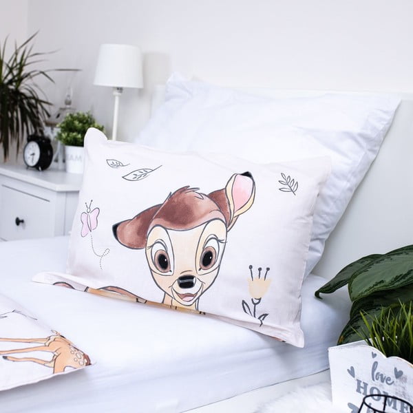 Bawełniana pościel dziecięca do łóżeczka 100x135 cm  Bambi "Beige" – Jerry Fabrics-image-3