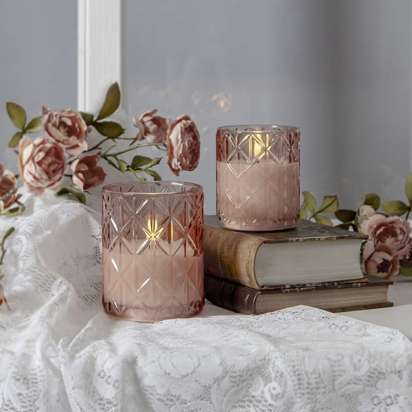 Świeczka LED na baterie (wysokość 10 cm) Flamme Romb – Star Trading-image-2