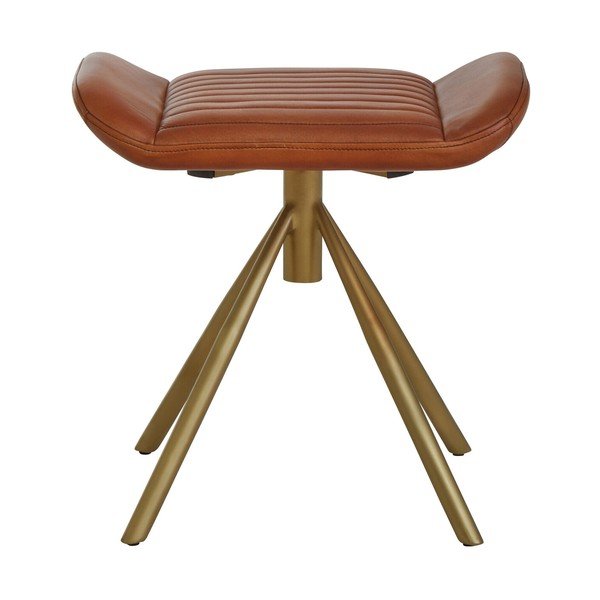 Brązowy skórzany podnóżek Buffalo – Premier Housewares-image-2
