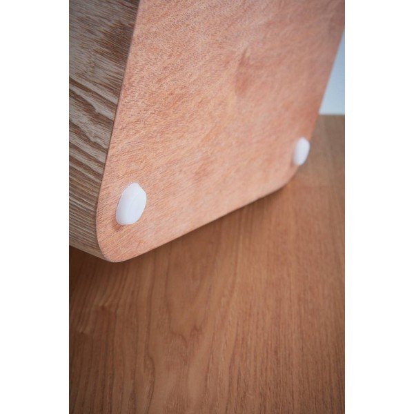 Stoliki zestaw 2 szt. w dekorze jesionu 40x40 cm Cubo – Jotex-image-3