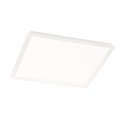 Biała kwadratowa lampa sufitowa LED Reality Camillus, 30x30 cm