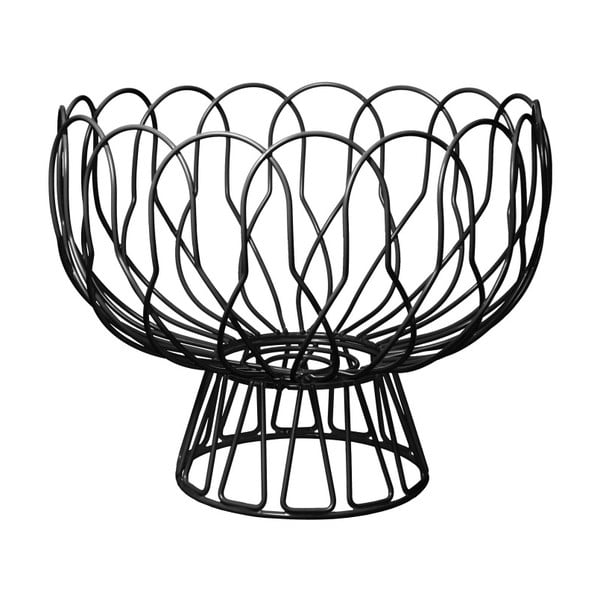 Czarny koszyk na owoce PT LIVING Wired-image-1