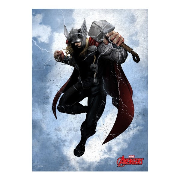 Plakat z blachy Marvel Dark Edition - Thor