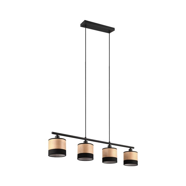 Czarno-naturalna lampa wisząca Bolzano – Reality-image-3