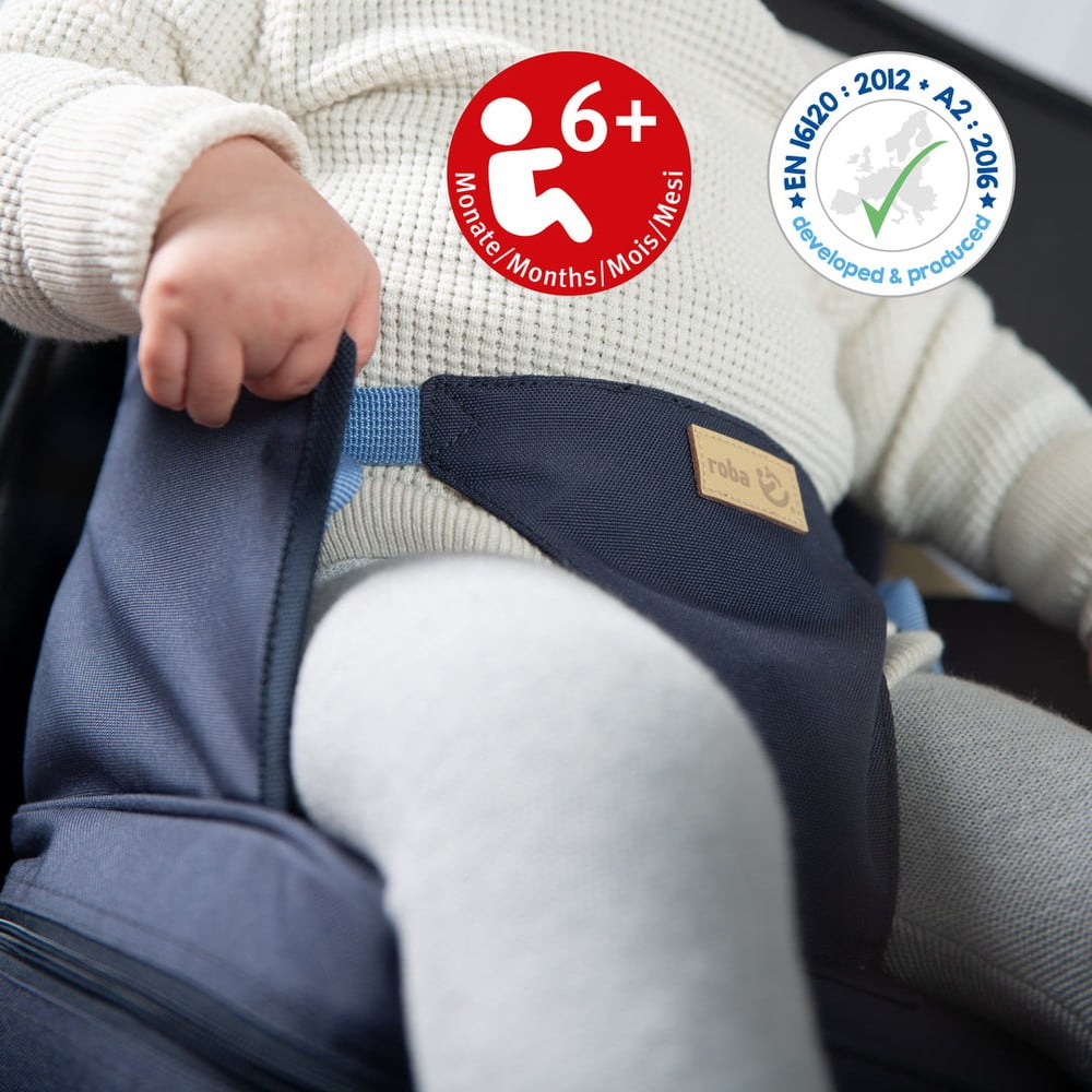 Ciemnoniebieska poduszka na krzesło dla dziecka Booster Seat – Roba (zdjęcie 7)
