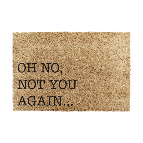 Wycieraczka z włókna kokosowego 40x60 cm Oh No Not You Again – Artsy Doormats