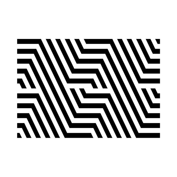 Wycieraczka/dywanik/mata Zerbelli Geo Cessio, 75x52 cm-image-1